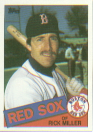 1985 Topps Baseball Cards      502     Rick Miller